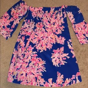 Lilly Pulitzer Sanilla silk dress “It’s Electric”